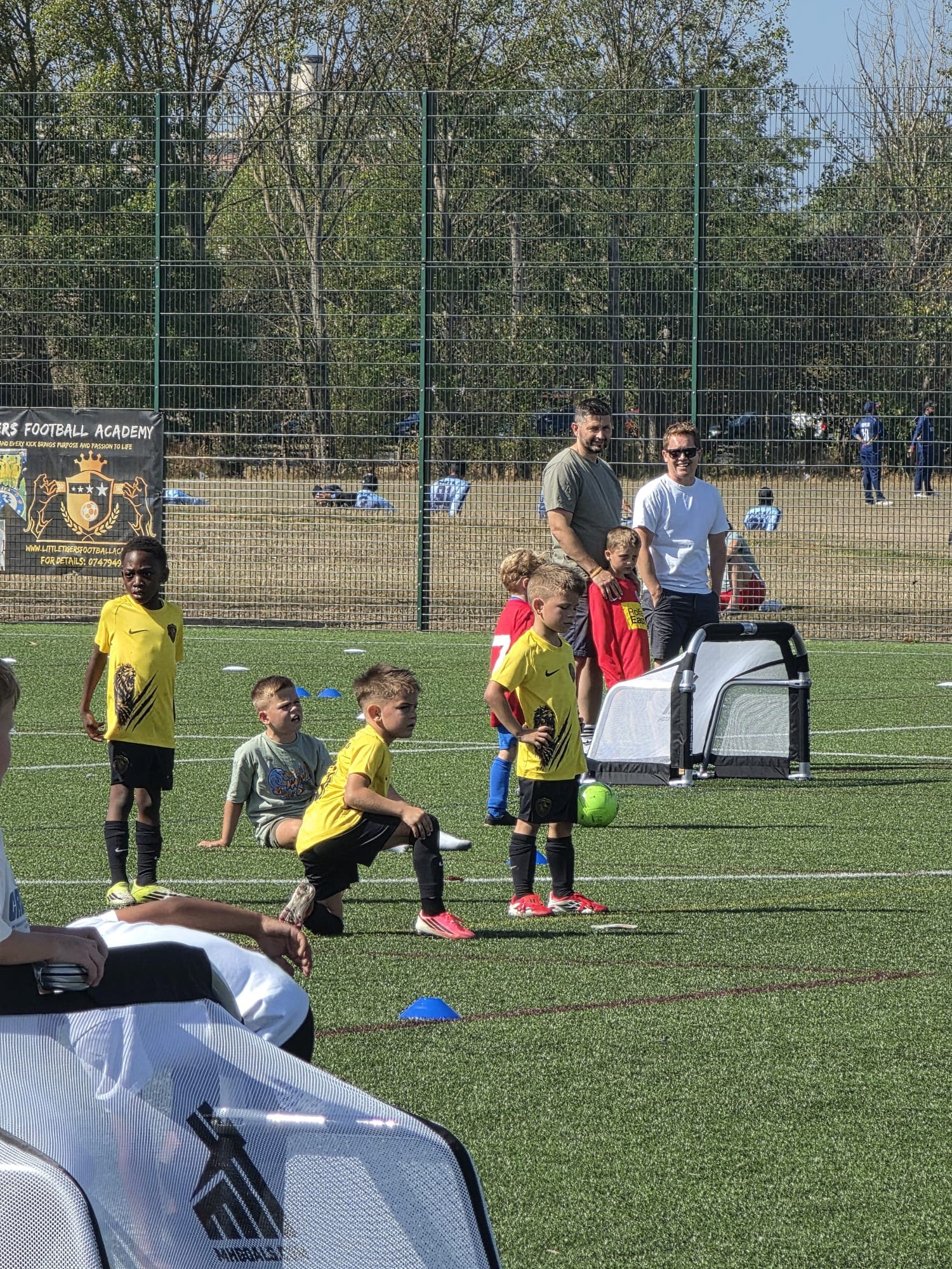 Players in action on the pitch