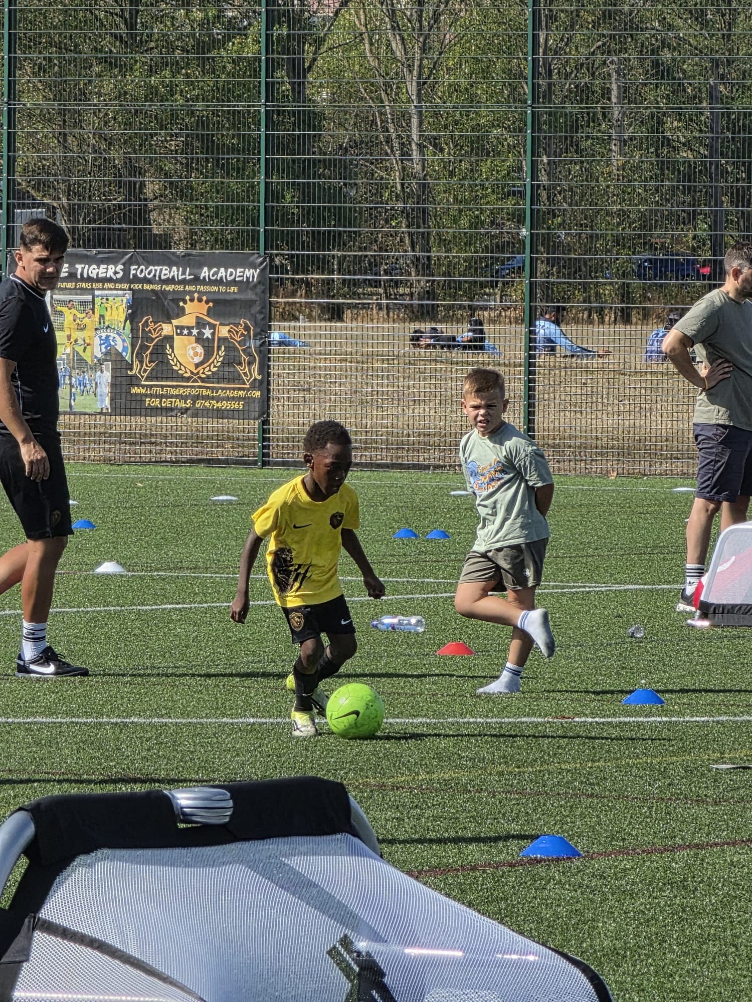 Players in action on the pitch